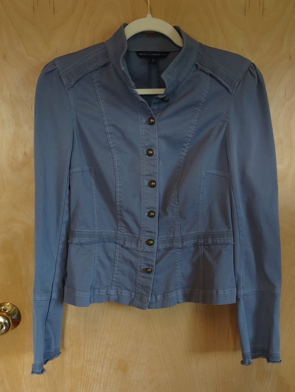 White House Black Market Structured Blue Jacket